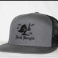 Black & Grey 7 panel Richardson logo hat