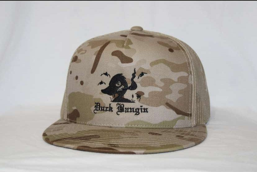 Tan Army Logo yupoong flat bill